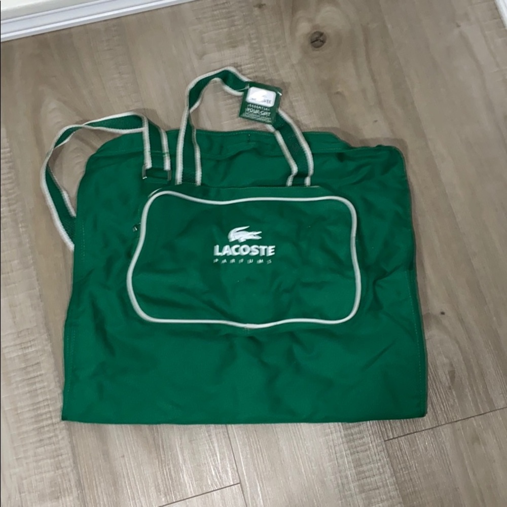 Lacoste foldable carry on bag